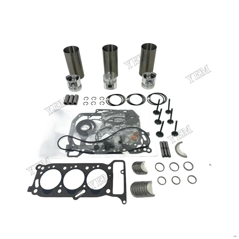 3KR1 Engine Rebuild Kit for Isuzu Gasket Piston Set
