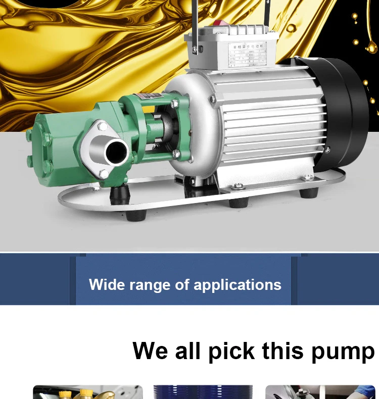Wcb Gear Oil Pumps Stainless Steel Automatic Oil Suction Gear Pump