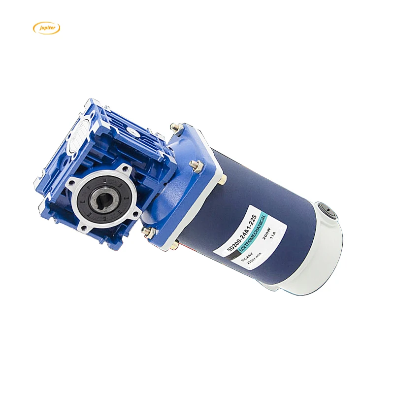 PMSM Motor With Worm Gear for Electric Vehicles for Caravan Electric Bed Lifting Fan Boat Electric Bicycle Commutation Brush