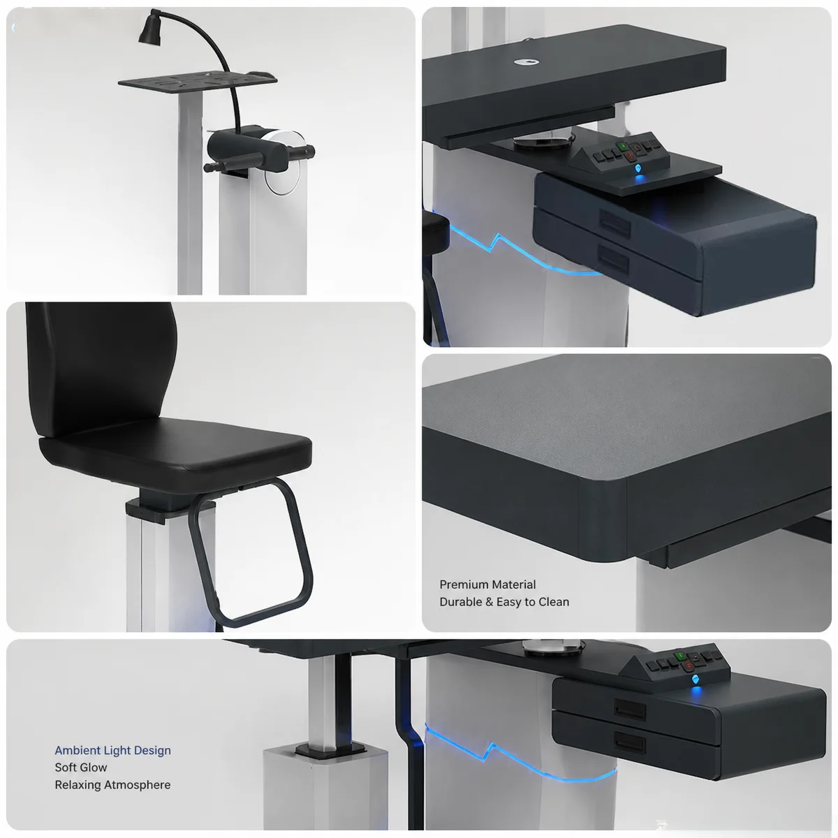 Best Quality Optometry Unit LY-500 Ophthalmic Refraction Unit Combined Table and Chair for Optical Shop on Sale
