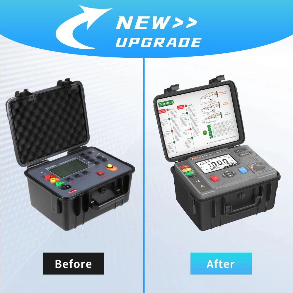 Upgraded Version ES3001 Electronic Measuring Instruments for Digital Earth Resistance Tester