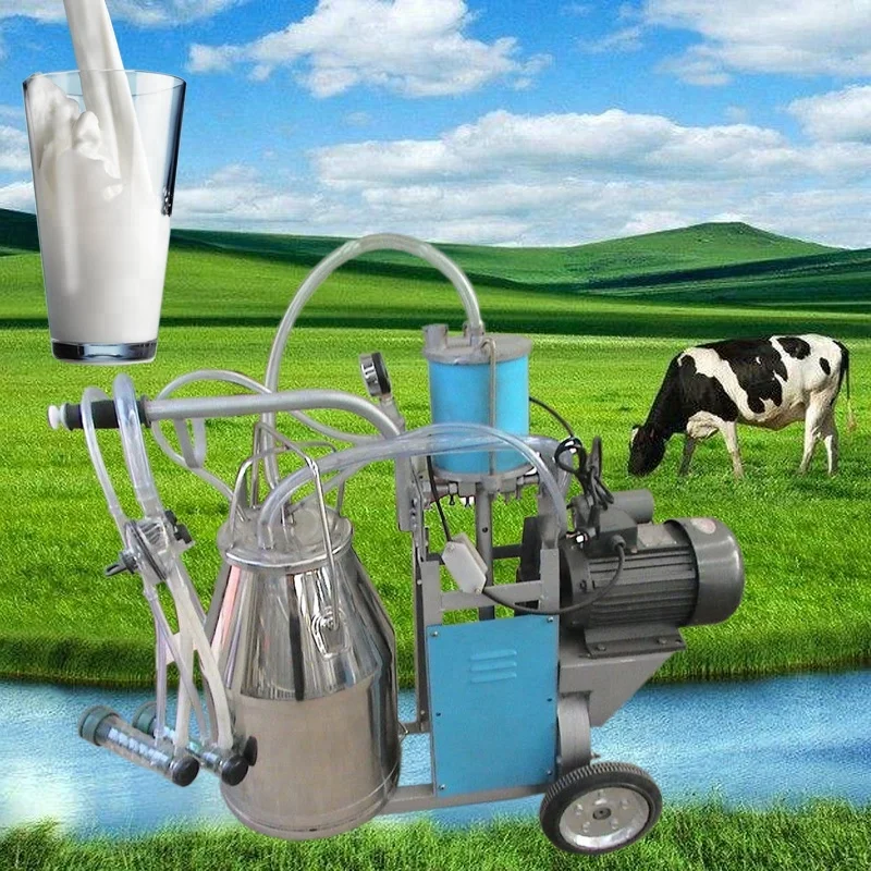 Runxiang AMC-1 Pipeline Mobile Male Woman Milking Machine Milking Equipment Cow Goat Milking Machine