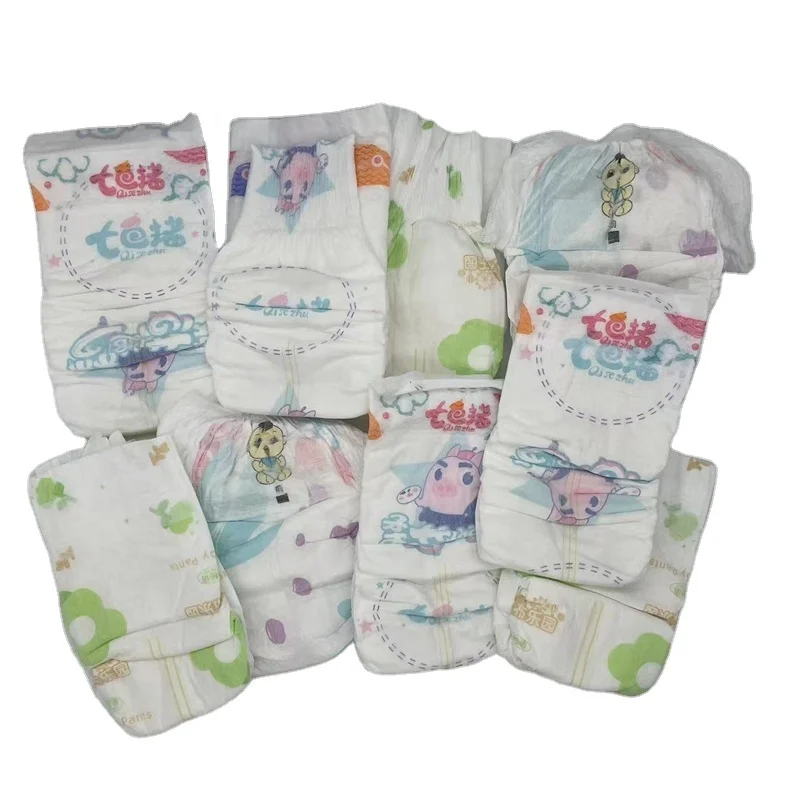 Wholesale Cheap Grade B Ultra Soft Panales Para Bebes Baby Diapers In