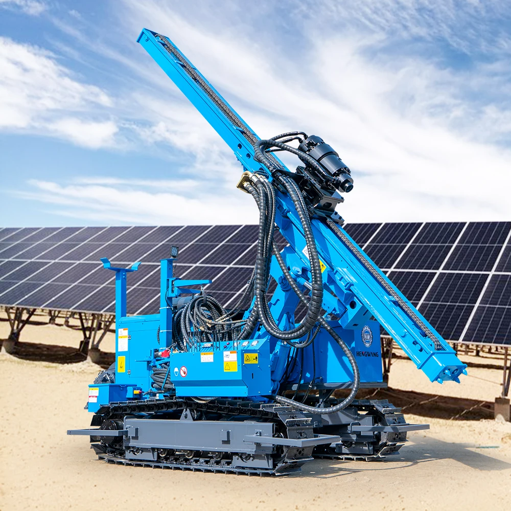 High-Speed Solar Installation Piling Machine for Photovoltaic Ground Systems