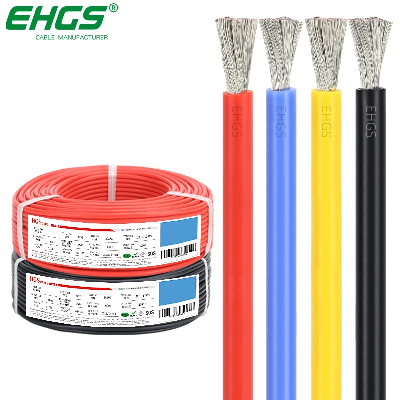 10AWG Soft Silicone Cable – 1M Black & 1M Red, High-Temperature Flexible Wire