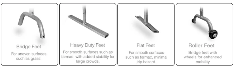 PVC coated crowd control barrier fence panel concert barricade galvanized temporary fence factory