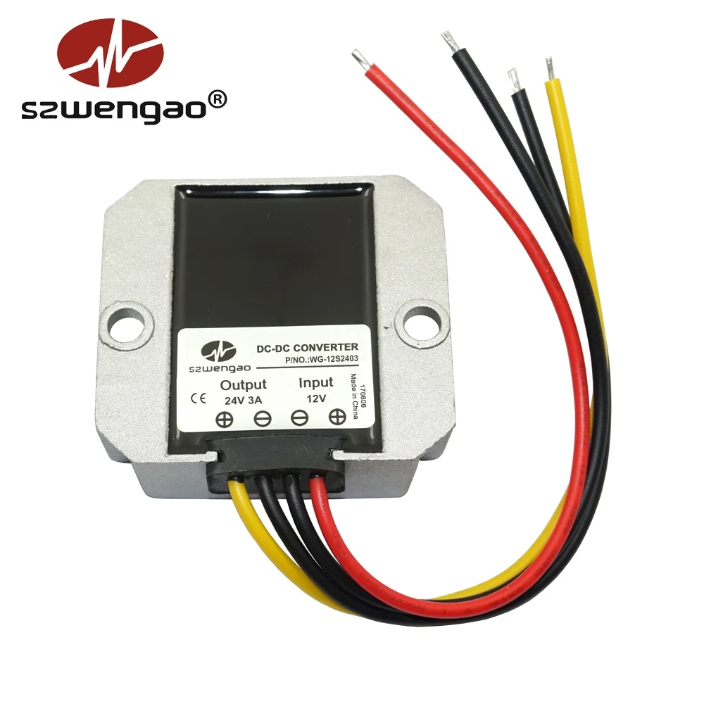 High Performance Dc Dc Converter 12v to 24v Voltage Step up Converters 12 Volt to 24 Volt 1a 2a 3a Dc Power Supply