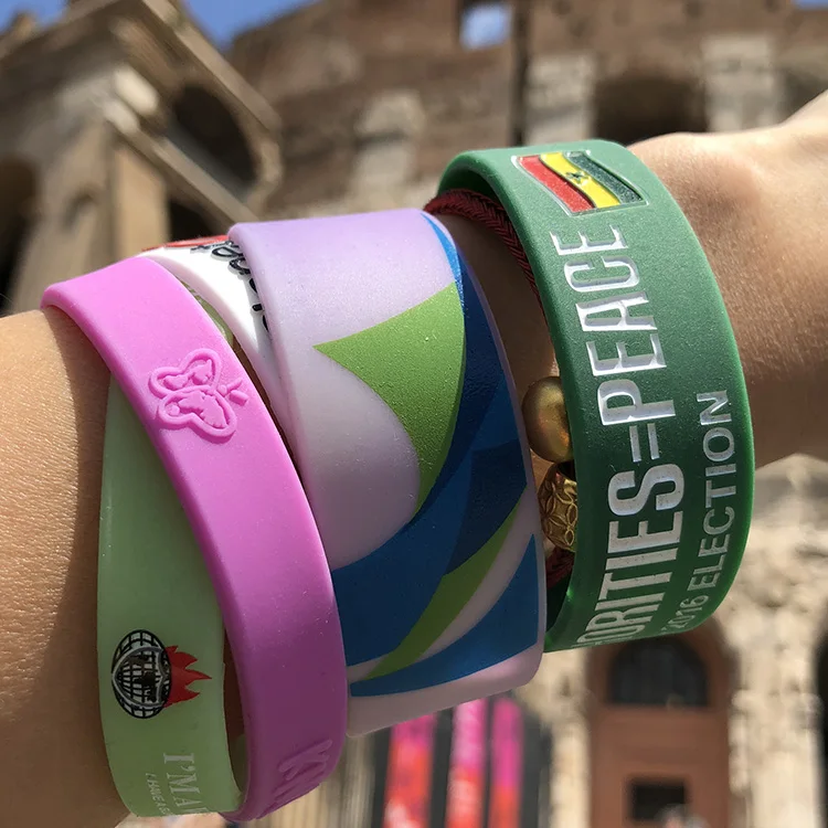 Cheap Gift Items New Silicone Bracelet Wrist Bands/custom Silicone