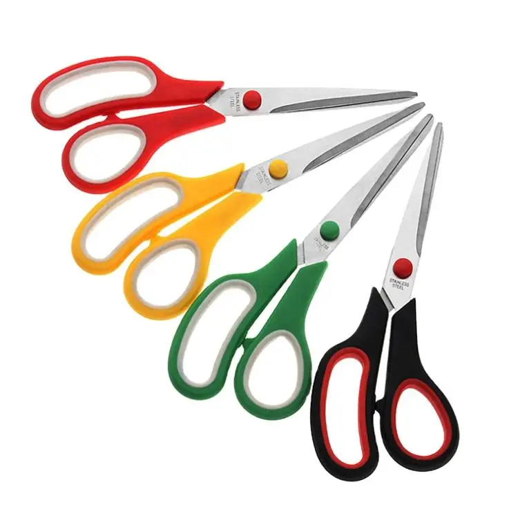 8 Scissors Multicolor Stainless Steel Multipurpose 8 Inch OEM Office Student ...