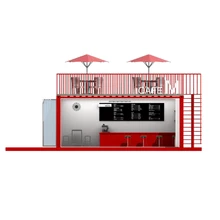 Customized low price ISO standard 20 ft 40ft decorated Modified Shipping Container shops