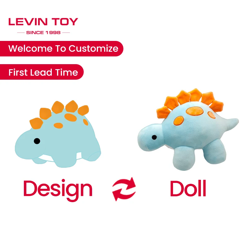 Custom Stuffed Animal Assortment Great Set for Kids Cartoon Plush Toys Dinosaur Toys Soft Toy Dinosaur