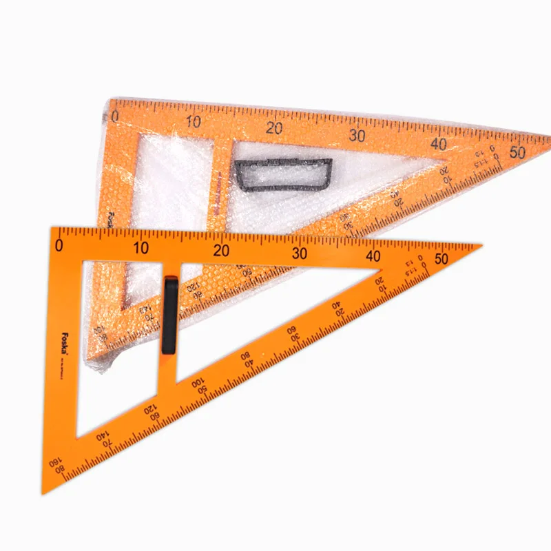 Foska School Stationery - Durable Mathematical Triangle Ruler