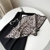 Yzl7005-black and white leopard print