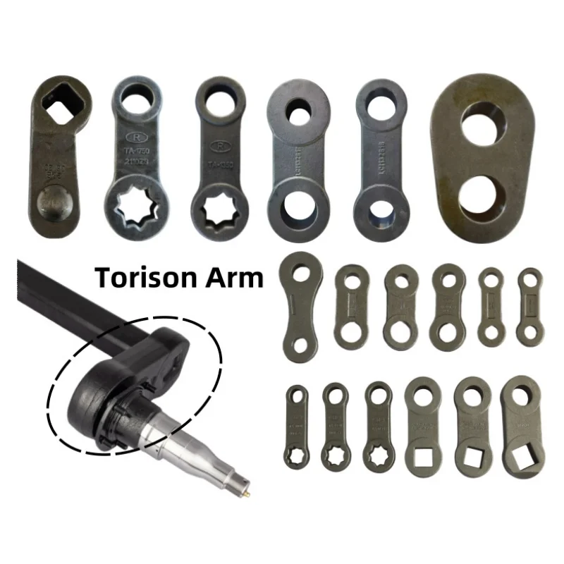 Oem Customized Axle Torsion Arm Metal Hot Forged Forging Parts For Trailer Parts