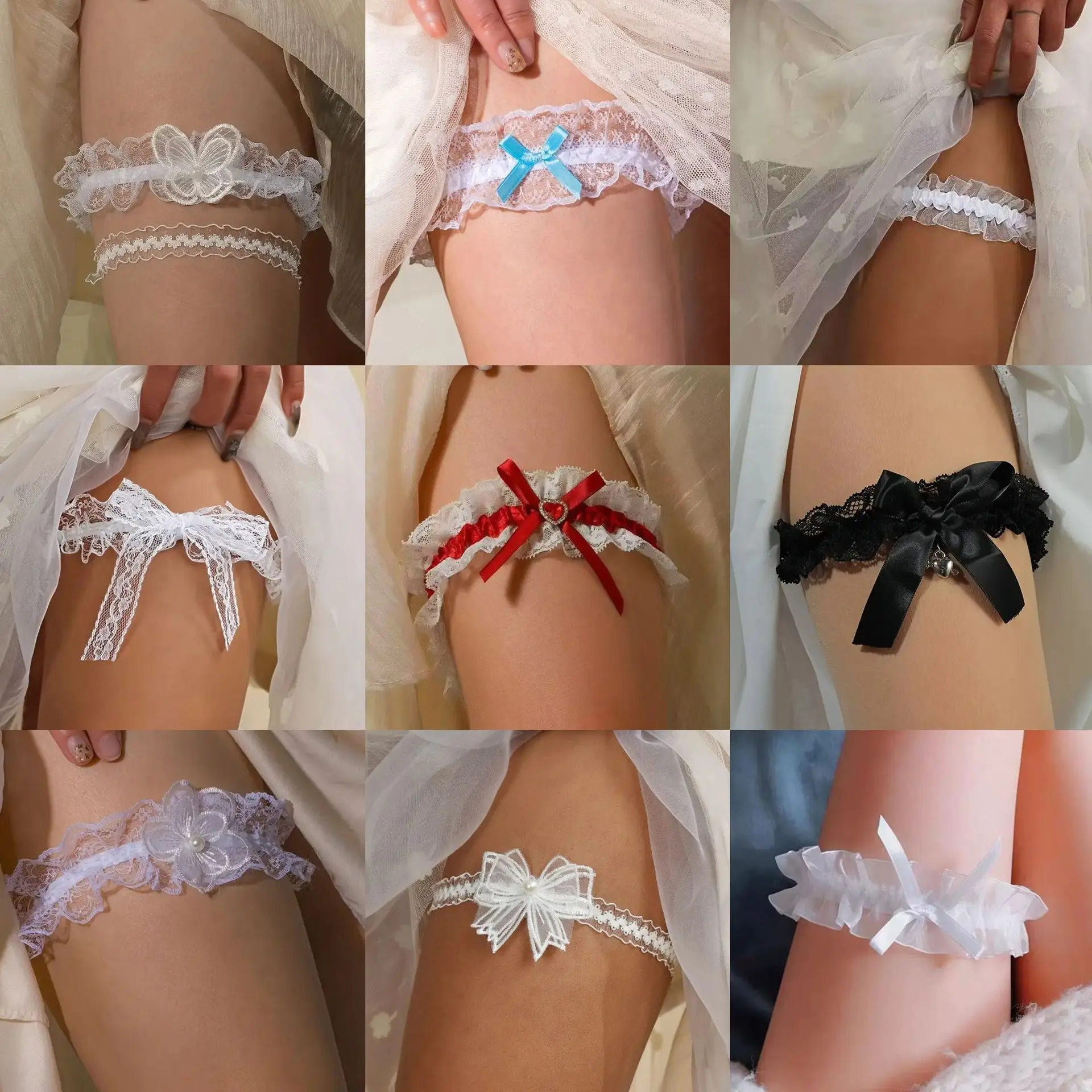 Bridal Leg Garter Belt