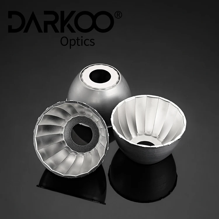 Custom Aluminum Reflector Led Pc Lens Light Led Lamp Reflector Lampara Cob Round Reflector