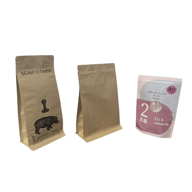 Custom Printed Four-Sided Sealed Slider Packaging Bag Paper & Paperboard Product for Pet Food