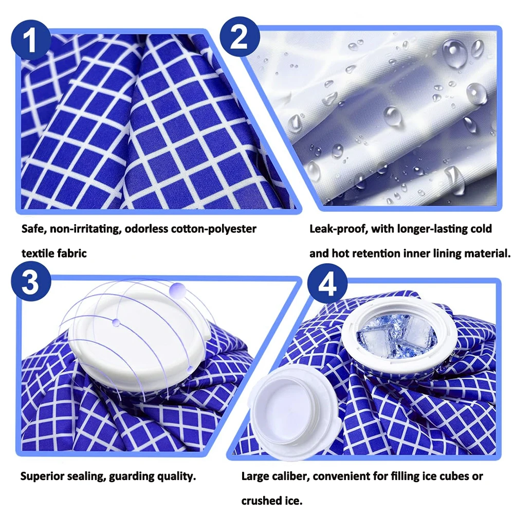 custom knee ice pack ice bag with wide mouth cold shoulder bag for pain relief swelling wisdom teeth
