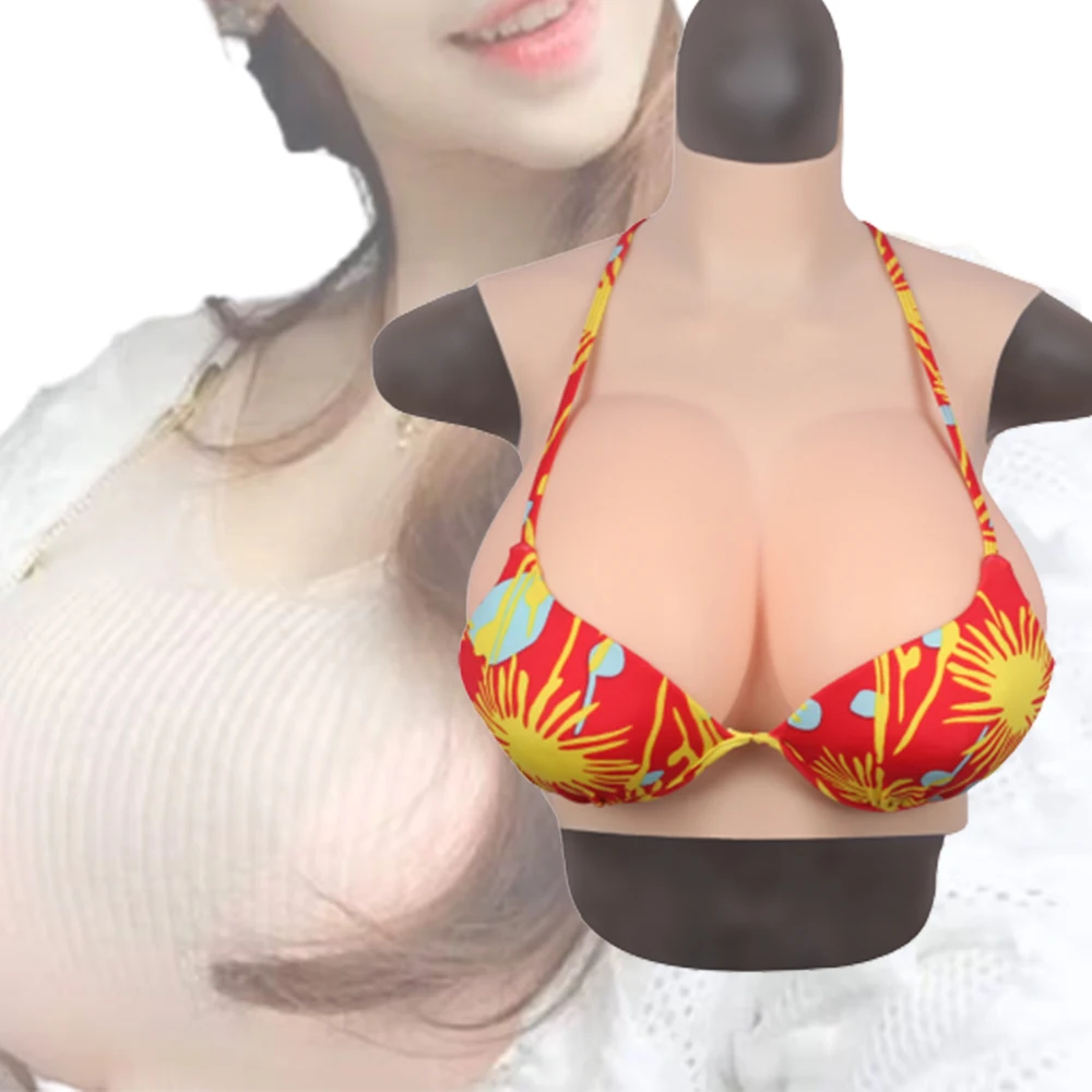 Cosplay Costumes High Collar Silicone Fake Boobs Artificial Breast Forms  Large B C D E G Z S Cup For Gay Sissy Men To Women - Buy Cosplay Boobs,  silicone Fake Boobs, artificial Breast Forms Product ...