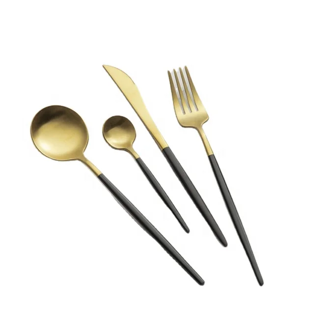 The Fine Quality Fork Knife Spoon Set Reusable Portable Stainless Steel