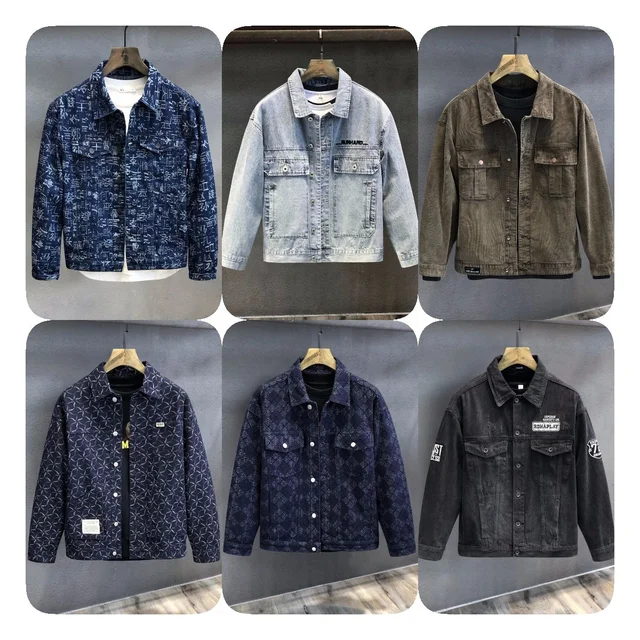 Jacket Denim Man Wholesale Custom Men Outdoor Wear Ripped Denim Jacket Plus Size Men's Jackets
