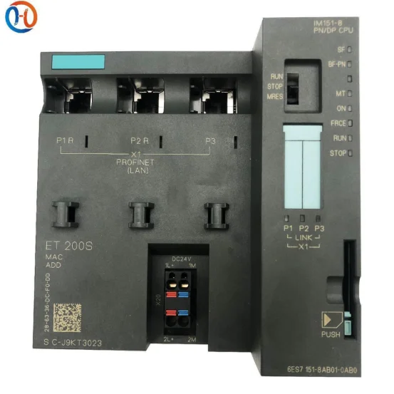 new original 6es7 151 8ab01 0ab0 6es7151 8ab01 0ab0 im151 8 cpu interface module for siemens simatic et200s series supports profinet io integrates logic control and communication with fast processing and high stability-2
