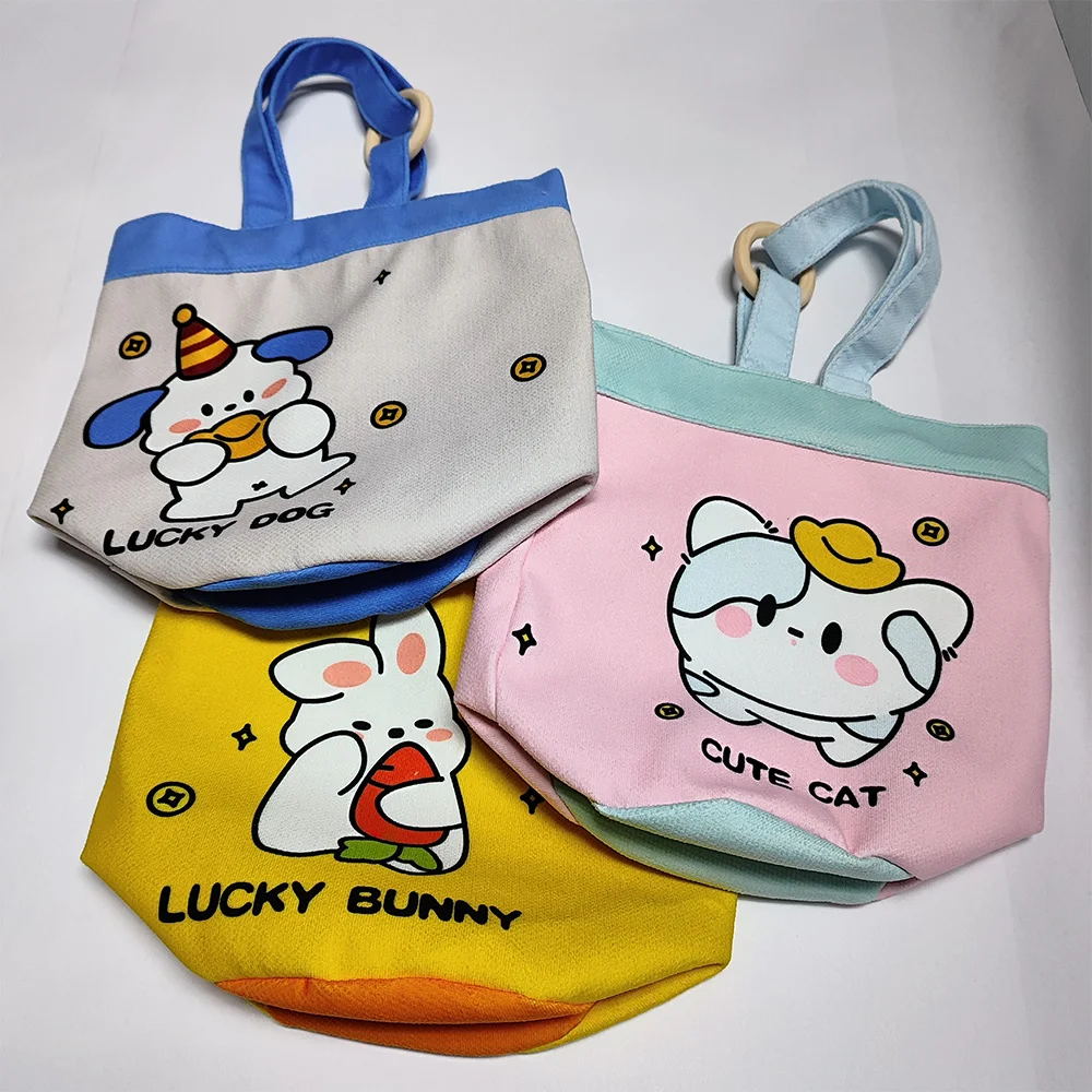 Small Canvas Tote Bag Reusable Shopping Bag Customizable Polyester 38x42 Mini Canvas Tote Bags for Women