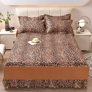 Factory Custom Infant Mattress Protector Bed Skirt Set Full  Mattress Cove Bedsheet