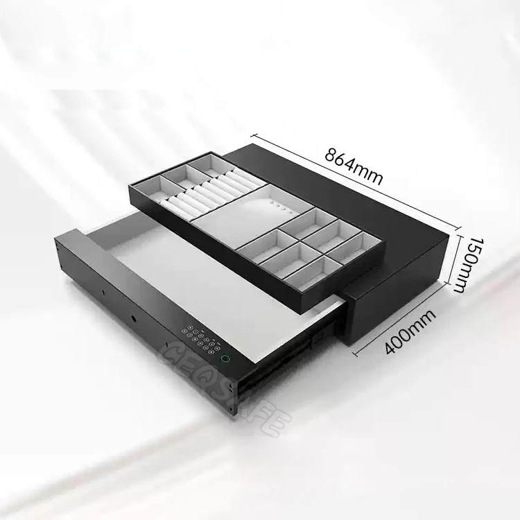 CEQSAFE High Security Cash Jewelry Drawer Gun Safe Hotel Home Safe Box