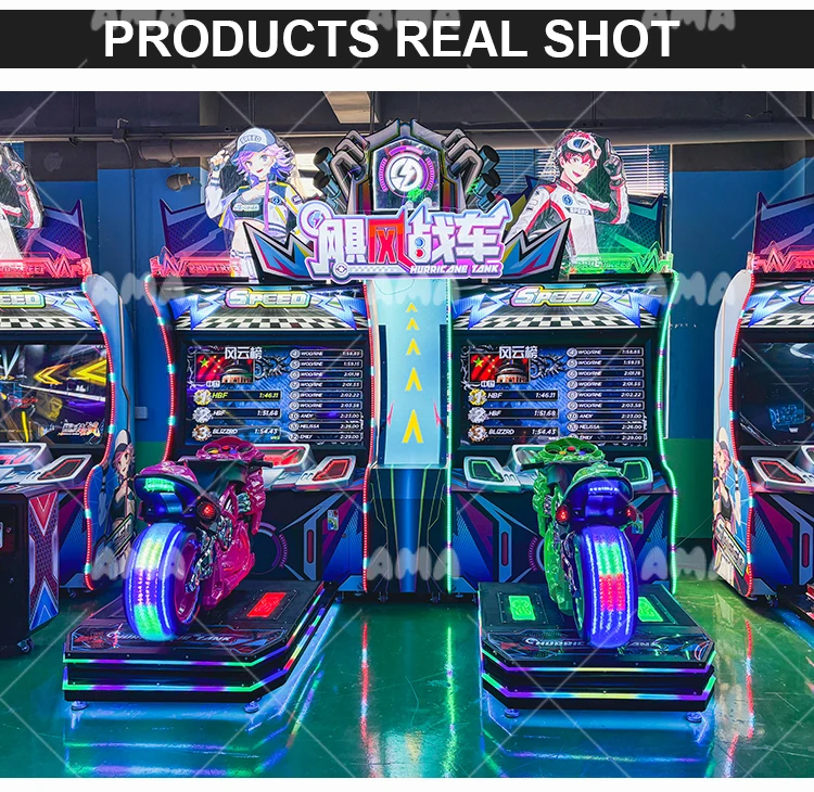 AMA Super Bike Indoor Arcade Racing Simulator Coin Operated Moto Racing ...