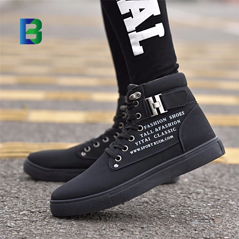 2022 New Trend Men's Vulcanized Shoes Spring And Summer Men's High ...