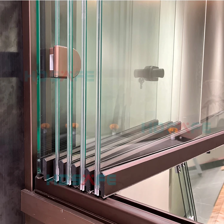 New Simple Design Aluminum Sliding Window High Quality Glass Folding Window Door Frameless European House Glass Aluminium Window