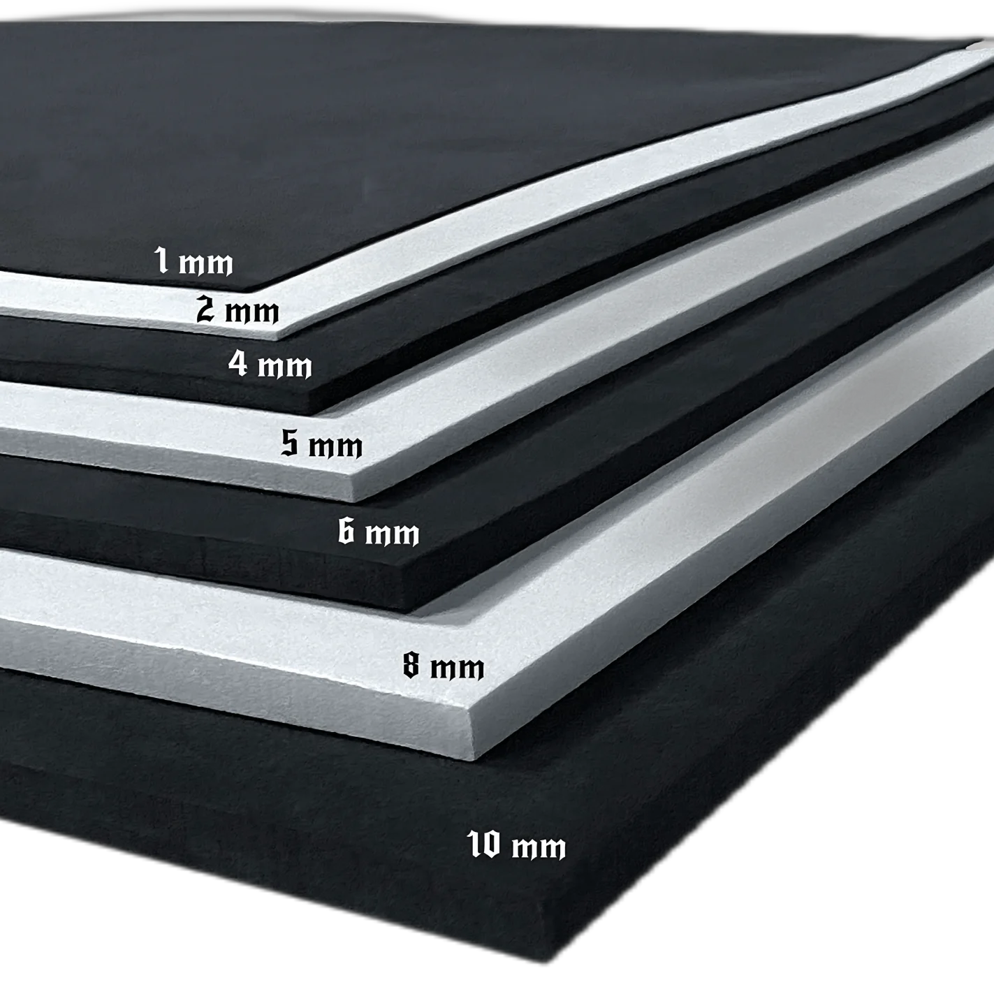 MEARCOOH Nero Schiuma Eva 1mm, 34cm*124.5cm Cosplay Foglio Schiuma Eva, 1PCS Fog