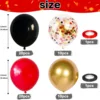 Red black gold