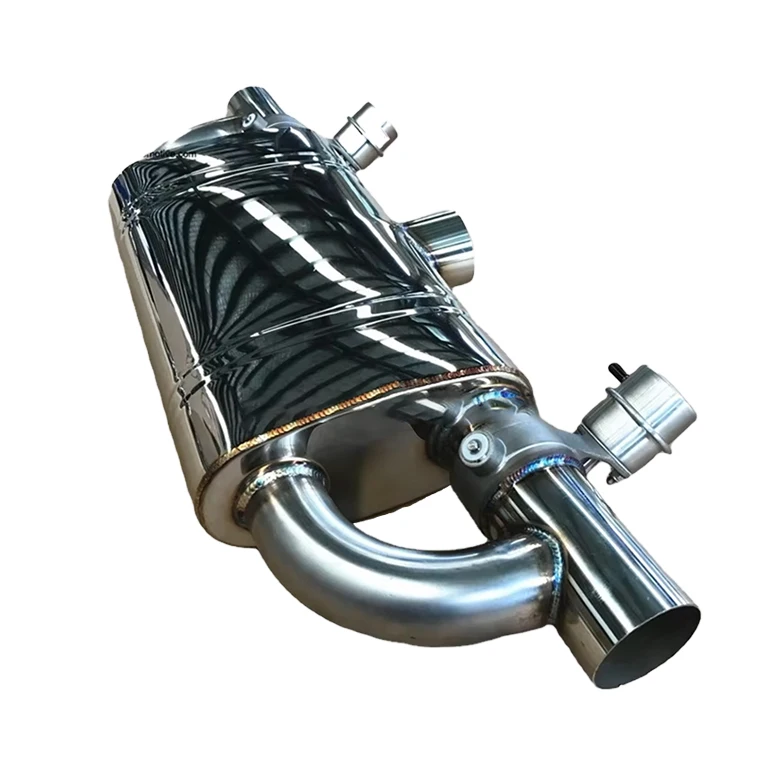 New Type Electronic Exhaust Muffler Double Electric Cutout Valves with Remote Control