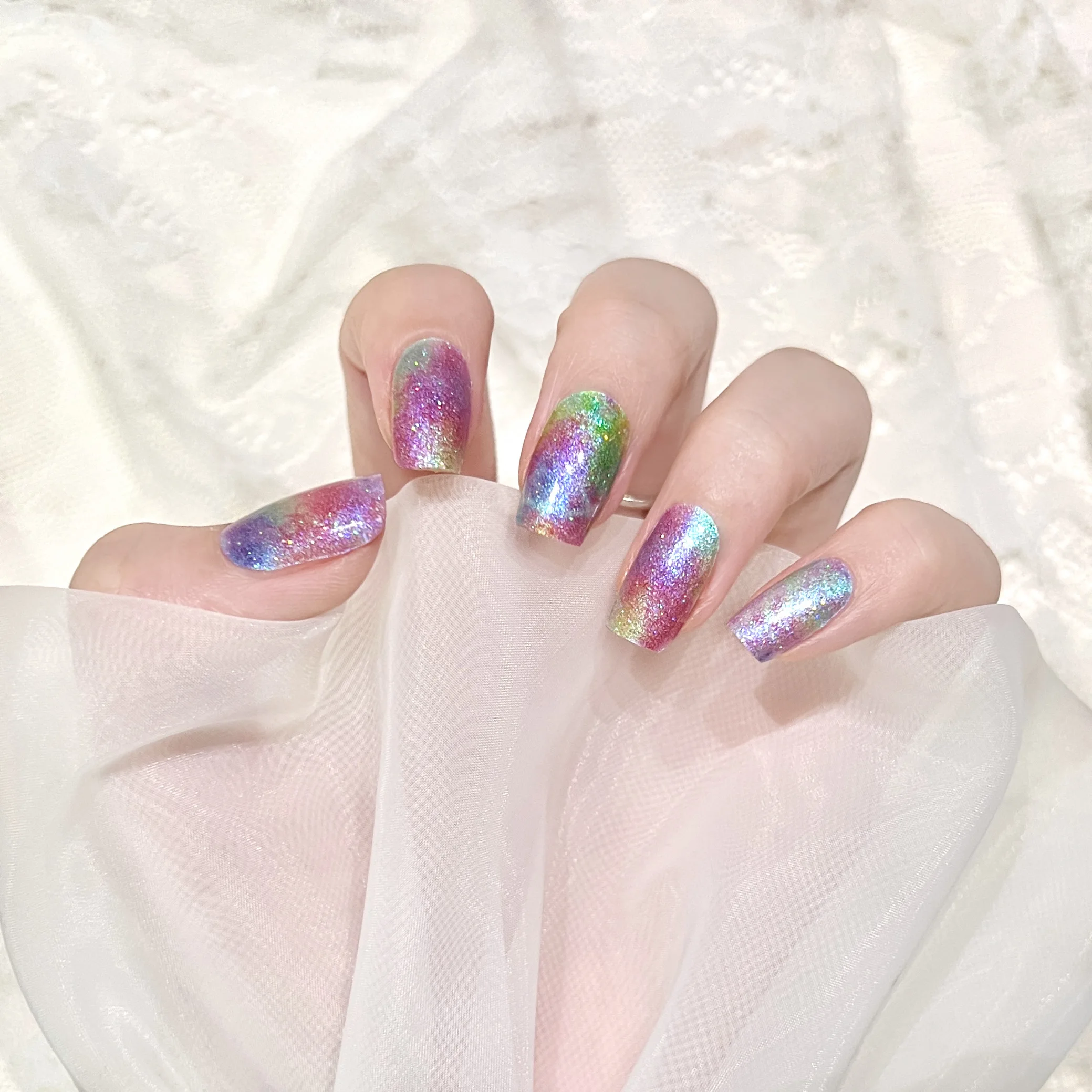 Semi Cured Semi Cured And Light Nails Gel Nail Sticker - Buy Gel Nail ...