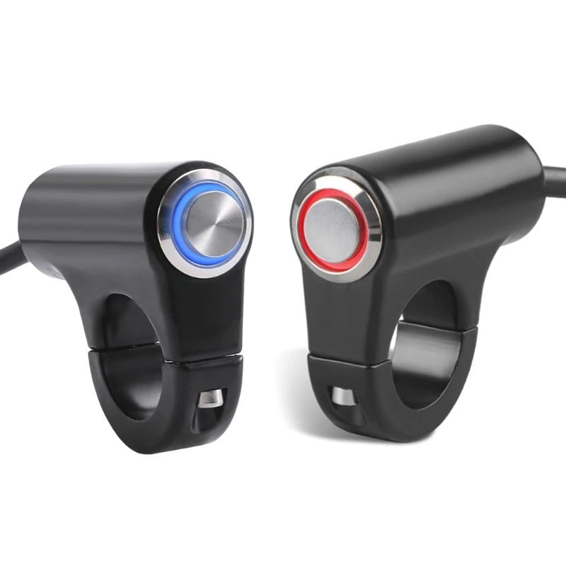 thumbnail image 2 of RAYANA 22mm Motorcycle Handlebar Switch - 7/8" Aluminum, 3-in-1 Headlight/Hazard/Brake/Fog Control, DC12V 2 of 3