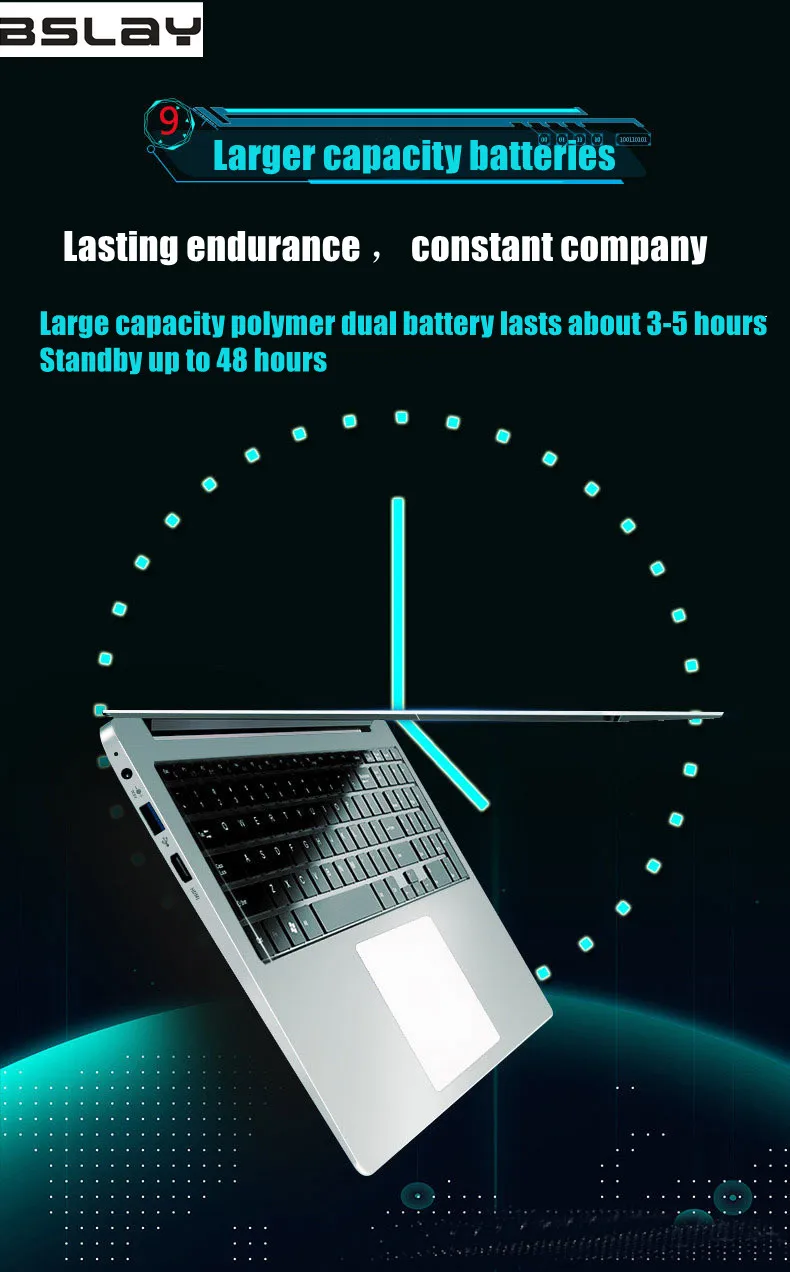 15.6 Inch Gaming With 8G RAM 1TB 512G 256G 128G 64G SSD ROM Laptop Ultrabook Intel Quad Core Windows 10 For Students Computer