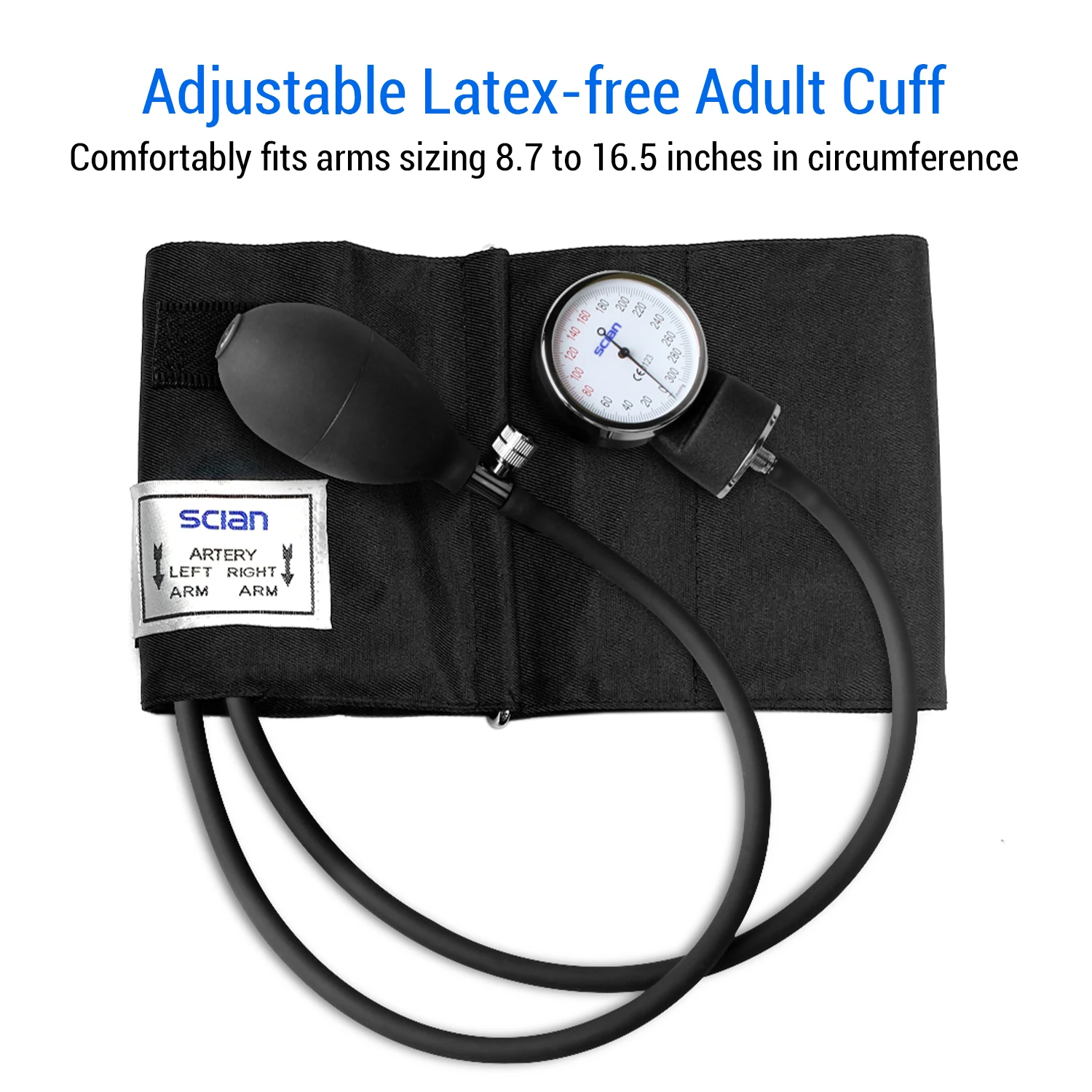 HONSUN Upper Arm Manual BP Aneroid Sphygmomanometer With Single or Dual Head Stethoscope
