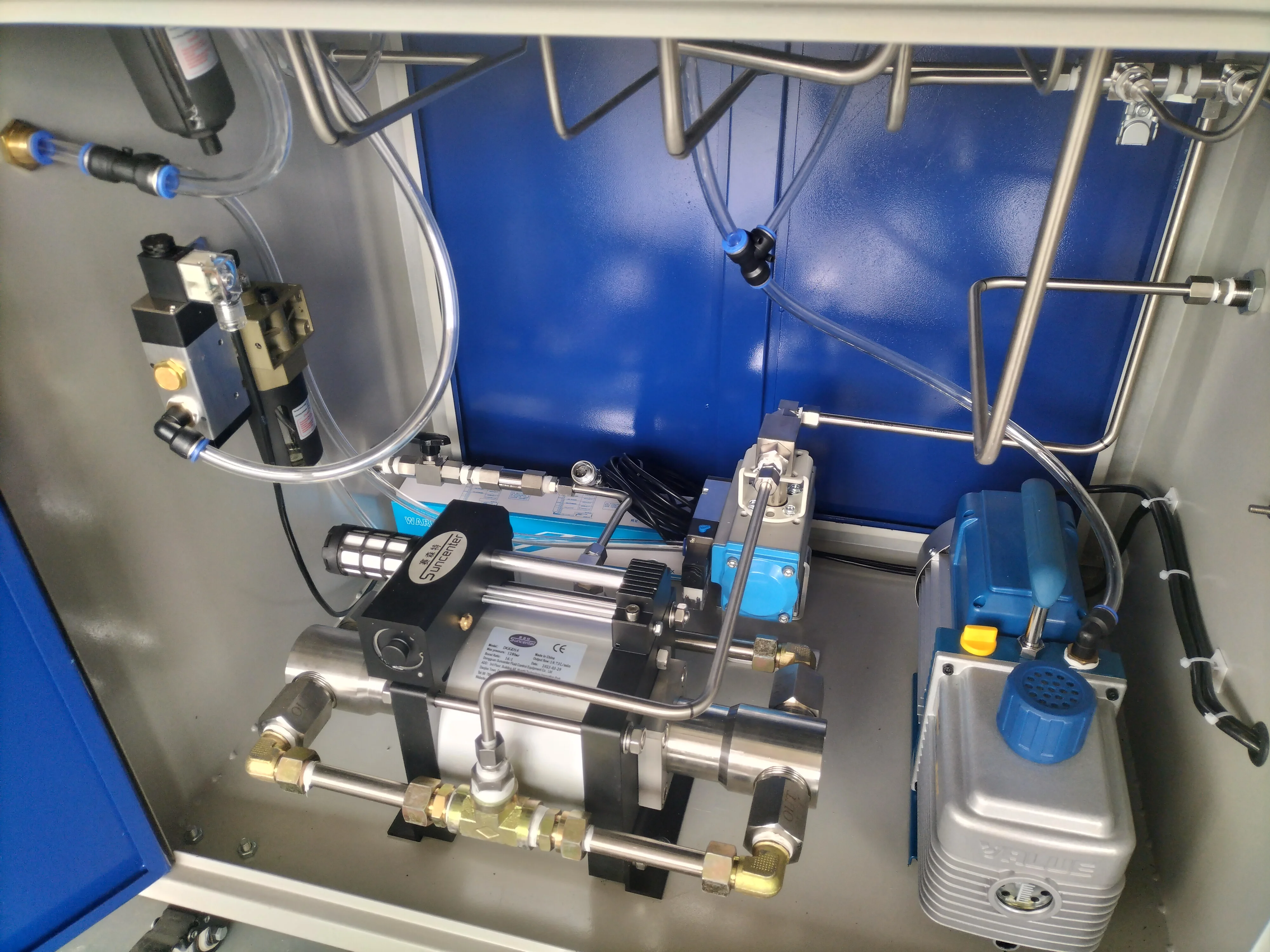 Automatic FM200 Novec Refill Machine Fire Extinguisher CO2 Cylinder Filling Station System