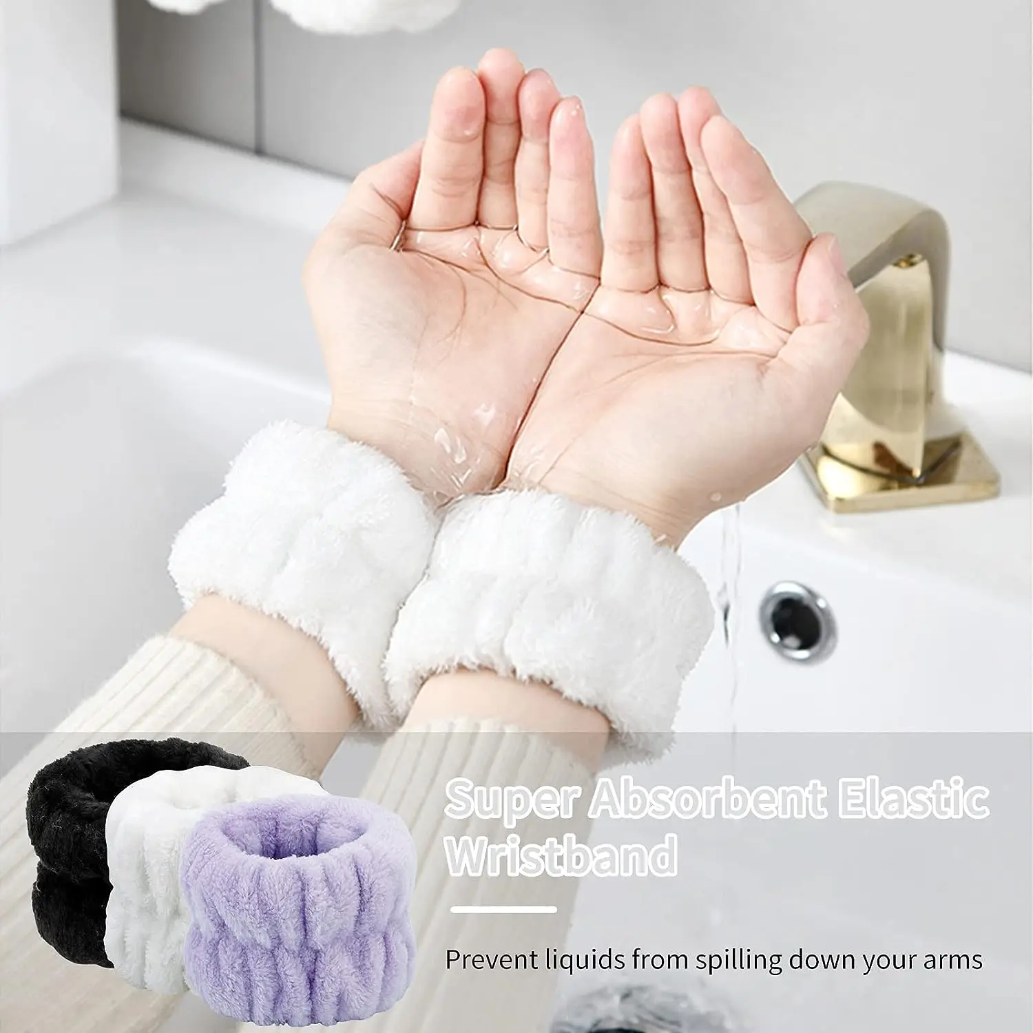 2023 Лидер продаж резинки для макияжа лица пушистые коралловые Флисовые женские эластичные повязки для лица для душа