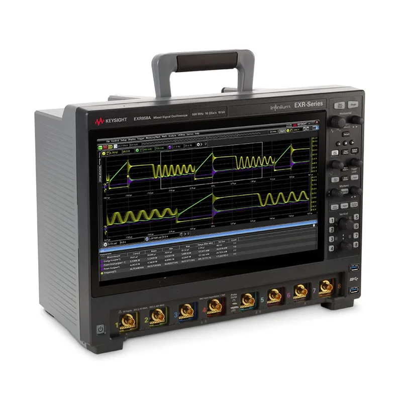 Keysight Infiniium Series Oscilloscope with 8 Channels 500 MHz Bandwidth and Maximum Storage Depth of 1.6G EXR058A
