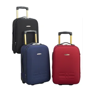 Hot Sale 2021 Latest Red Black Blue Travel Suitcase Cloth Luggage Trolley case