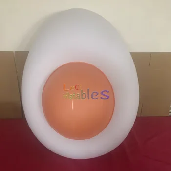 Egg Model Balloons Advertising Helium Inflatable Yolk Balloon Decoration for Sale