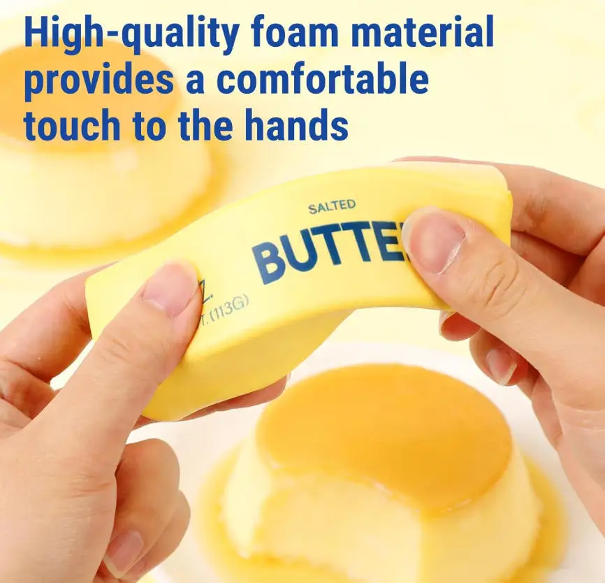 12/23cm EVA Material Slow Rising Squishy Realistic Butter Stick Soft Squeeze Unisex 14 Years & up Butter-Shaped CN;GUA