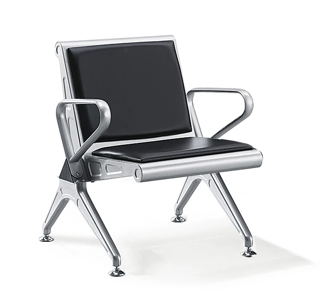 Hospital Waiting Room Three-Seater Stainless Steel Chair with Modern Design Durable Eco-Friendly Construction for Commercial Use 2