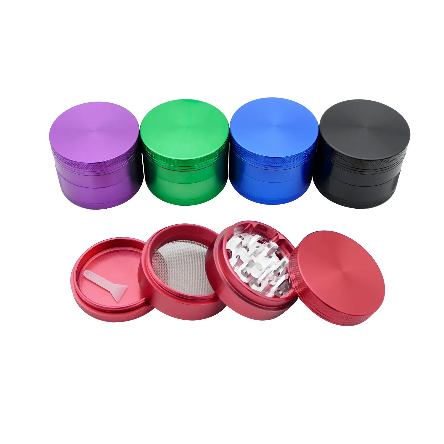 Best Sale 55mm Herb Grinder 4-layers Metal Spice Grinder 2\