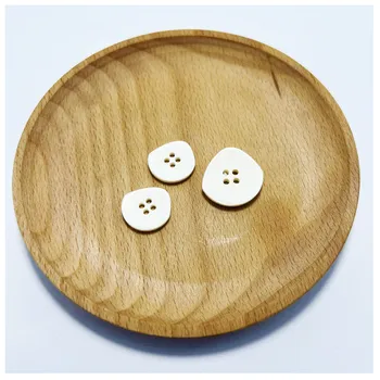 High-end wood pattern decorative resin buttons custom wholesale