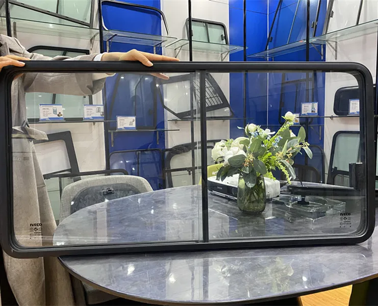 Various Sizes Aluminum Frame Sliding Cabin Windows for Ambulance Custom Car Windows