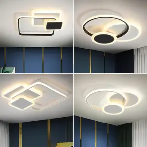 Surface Mounted square Led Lights Living Room Bedroom Modern ultra Thin Circle Ceiling Lamp